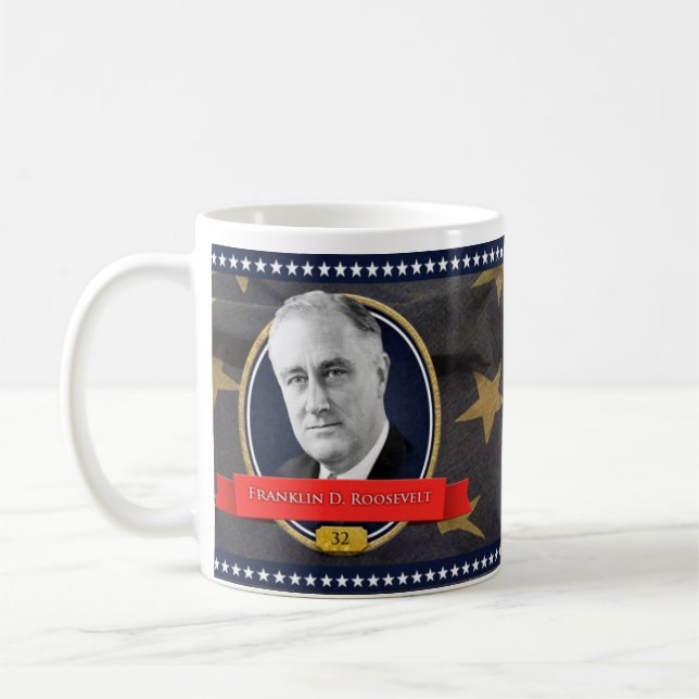 Tasse historique de Franklin D. Roosevelt (Gauche)
