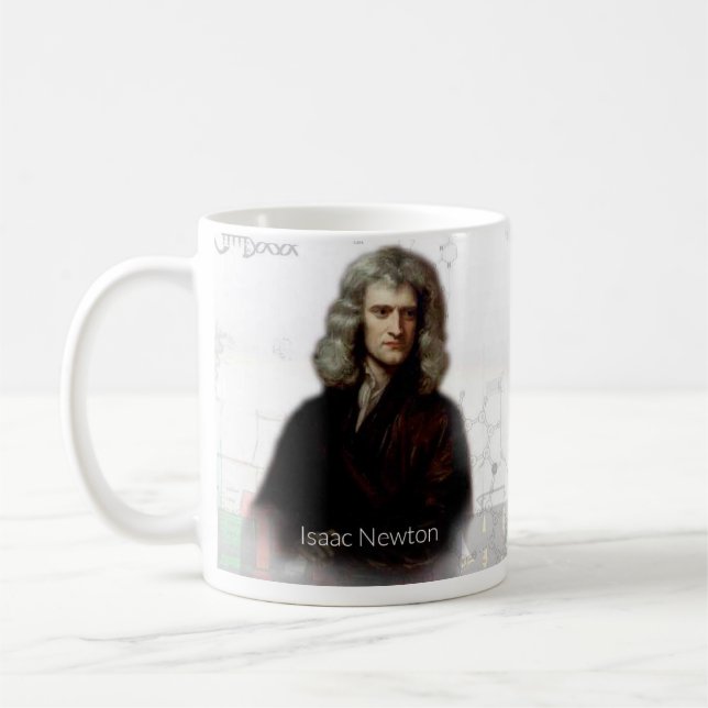 Tasse historique d'Isaac Newton (Gauche)