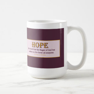 Tasse: Hoffnung Kaffeetasse
