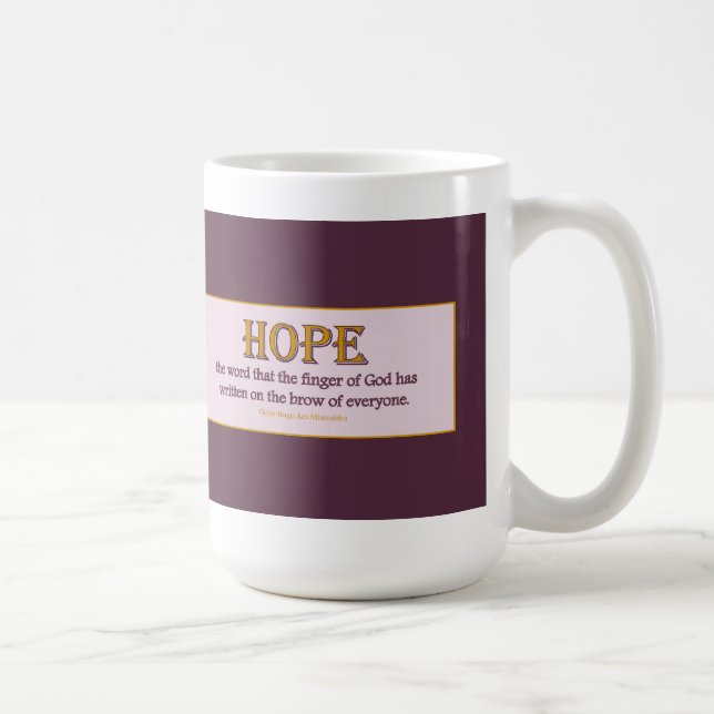 Tasse: Hoffnung Kaffeetasse (Rechts)