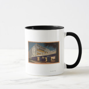 Tasse Hollywood, CA - "une tache de nuit gaie "