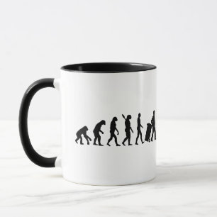 Tasse Homme de déchets d'évolution