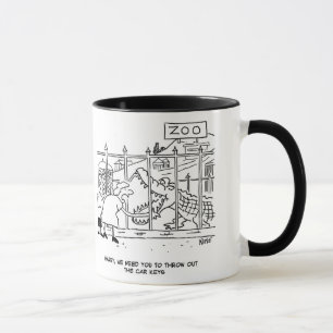 Tasse Homme mangé par crocodile au zoo