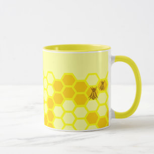 Tasse Honey Bee Honeypeb Coupe de café personnalisée