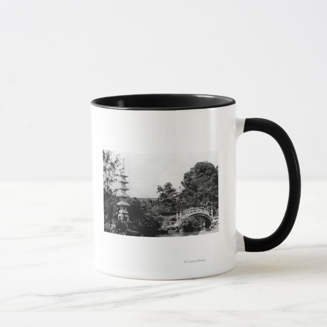 Tasse Honolulu, Hawaii - Vue sur les jardins de Moanolua (Droite)