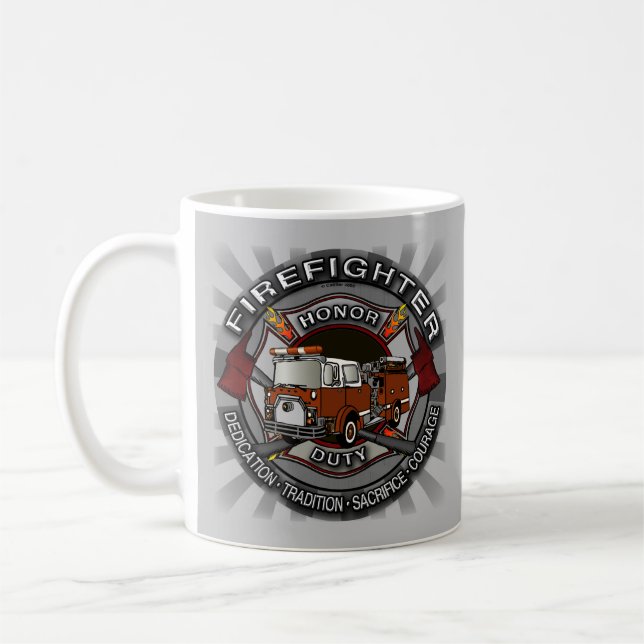 Tasse Honorer Pompiers (Gauche)