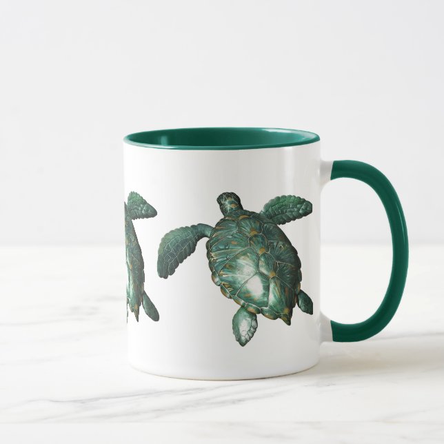 Tasse Honu - Tortue de mer verte (Droite)