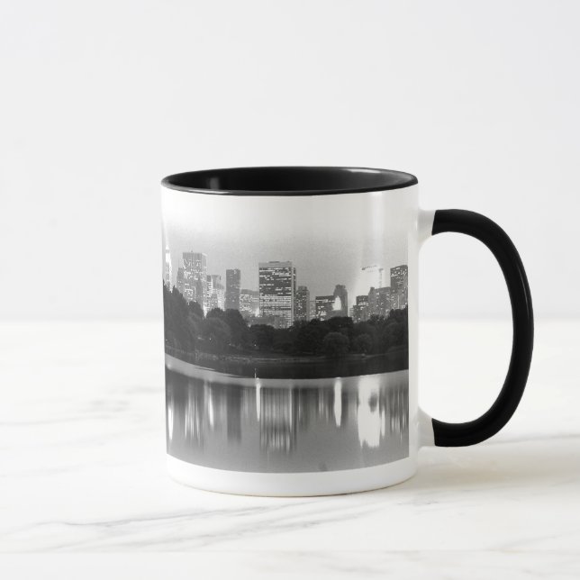 Tasse Horizon de New York City la nuit (Droite)