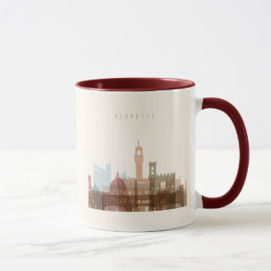 Tasse Horizon de ville de Florence, Italie  