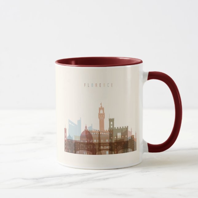 Tasse Horizon de ville de Florence, Italie | (Droite)