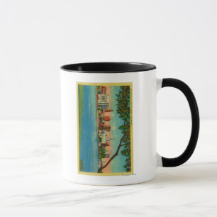 Tasse Horizon d'Oakland à travers le lac Merritt