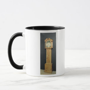 Tasse horloge de Long-coque, avec la peinture d'émail