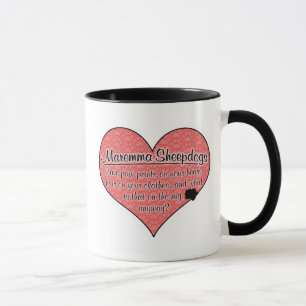 Tasse Humour de chien d'empreintes de pattes de chien de