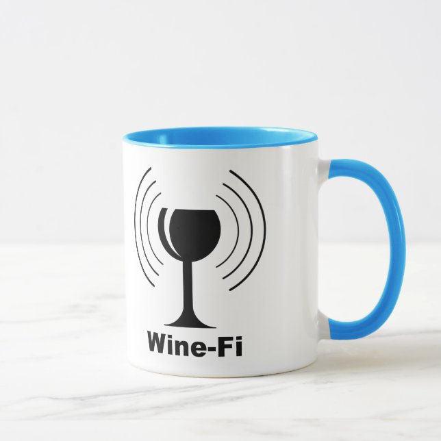 Tasse Humour Wine-fi (Droite)