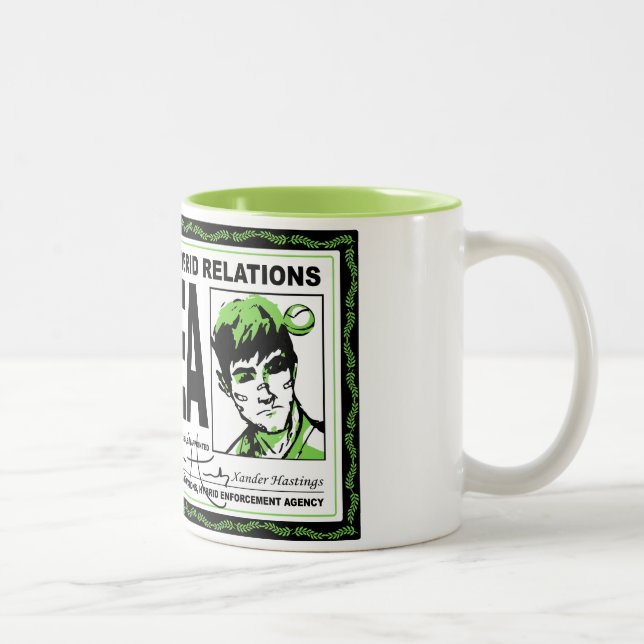 Tasse hybride d'insigne de la terre HEA (Droit)