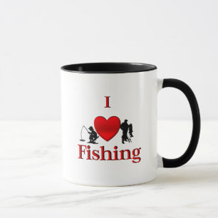 Tasse I Heart Fishing