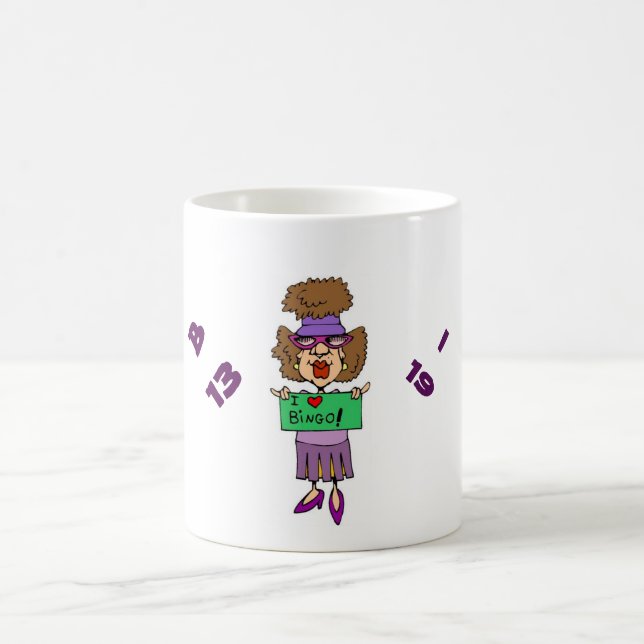 Tasse/I Liebe Bingo Kaffeetasse (Mittel)
