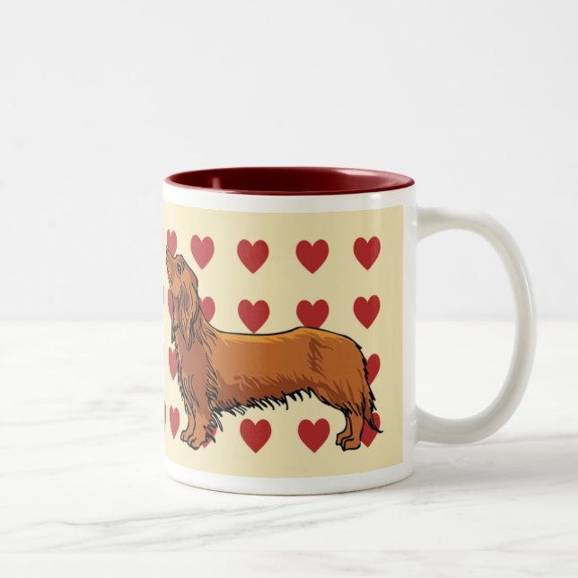 Tasse - i-Liebe Dackeln (Rechts)