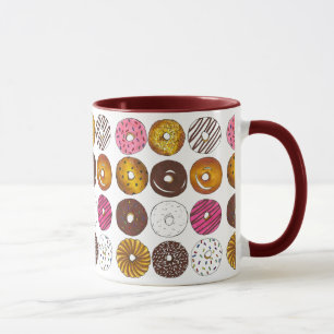 Tasse I Lots Donuts Dizaines de beignets Petit-Déjeuner 