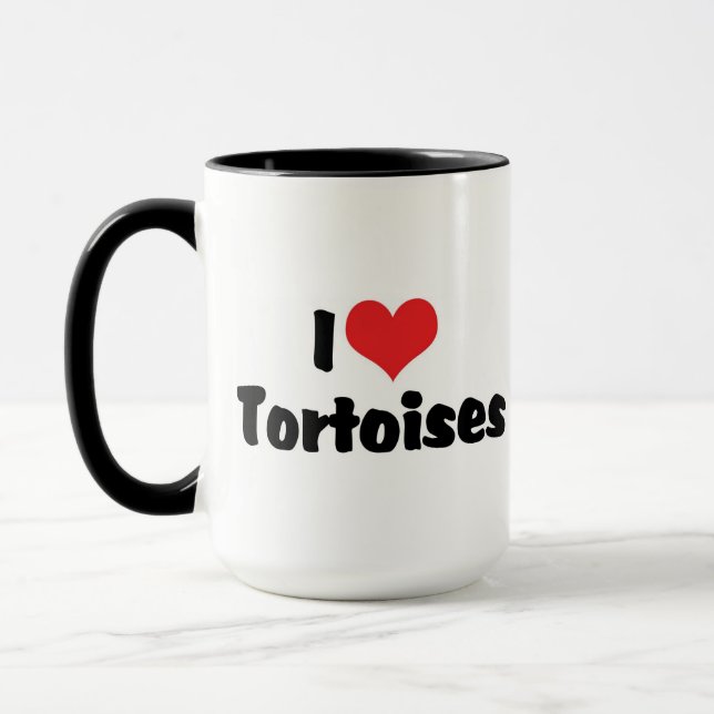 Tasse I Love Heart Tortoises - Tortues (Gauche)