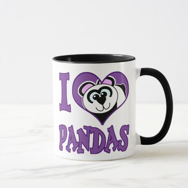 Tasse I Love pandas (Droite)