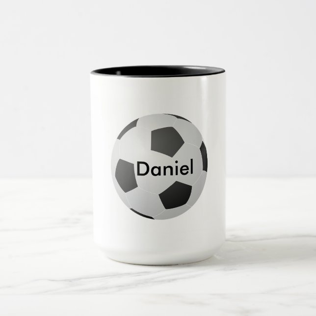 Tasse I Love Soccer Blank personnalisable (Centre)
