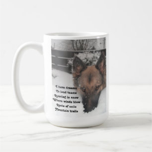 Tasse Ich habe Träume Gedicht von Ladee Basset