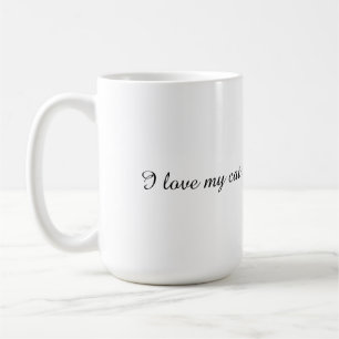 Tasse, ich liebe meine Katze, Katze liebt, Morgenk Kaffeetasse