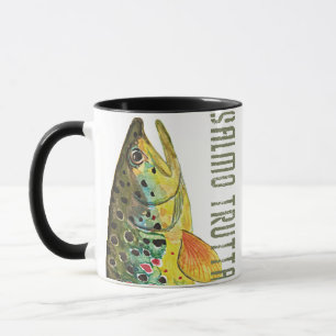 Tasse Ichthyologie Brown de truites, pêche, pêche à la m