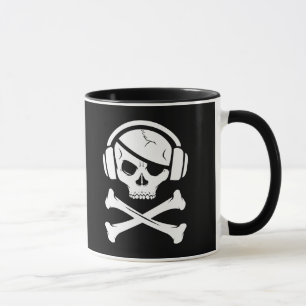 Tasse Icône de la piraterie anti-RIAA de pirate de