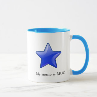 Tasse icône d'étoile avec votre nom - mug2