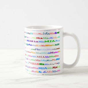 Tasse II des Mia Text-Entwurfs-II