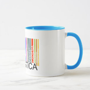 Tasse Il effiloche de la Logistique avec code-barres de