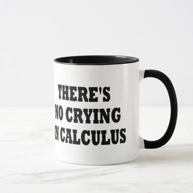 Tasse IL Ne Y A AUCUN PLEURER DANS LE CALCUL (Droite)