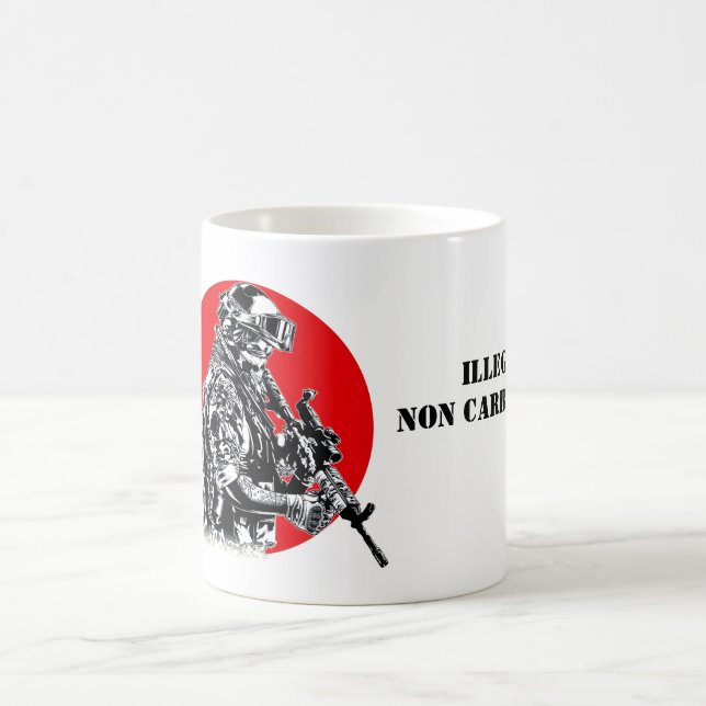 Tasse-Illegitimi-Non-Carborundum Kaffeetasse (Mittel)