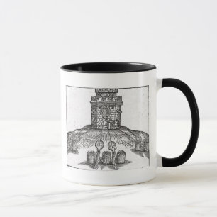 Tasse Illustration de la guerre de siège