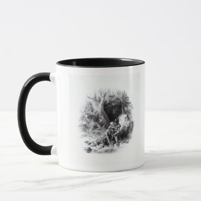 Tasse Illustration 'du bout des Mohicans (Gauche)