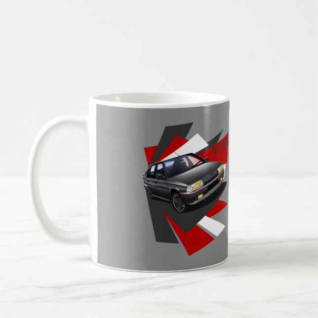 Tasse illustrée par 16V de Citroen BX (Gauche)