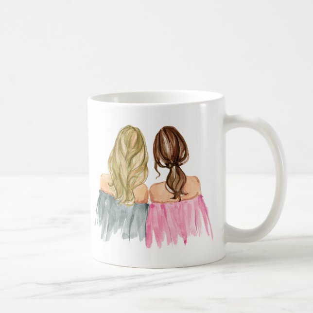 Tasse illustrée par mode de cadeau de meilleurs (Droite)