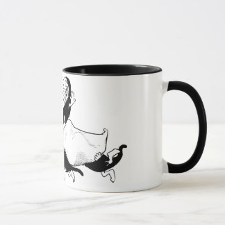 Tasse illustrée vintage de lutin de Hobyah de