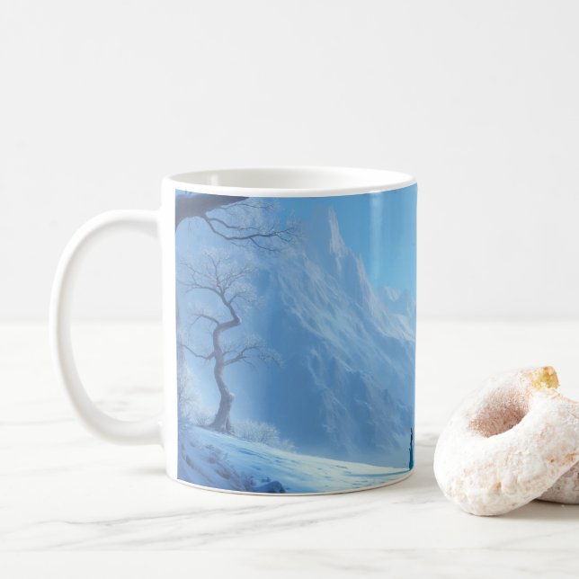 Tasse im Froststil (Mit Donut)