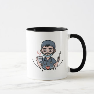 Tasse im medizinischen Stil (männliche Version)