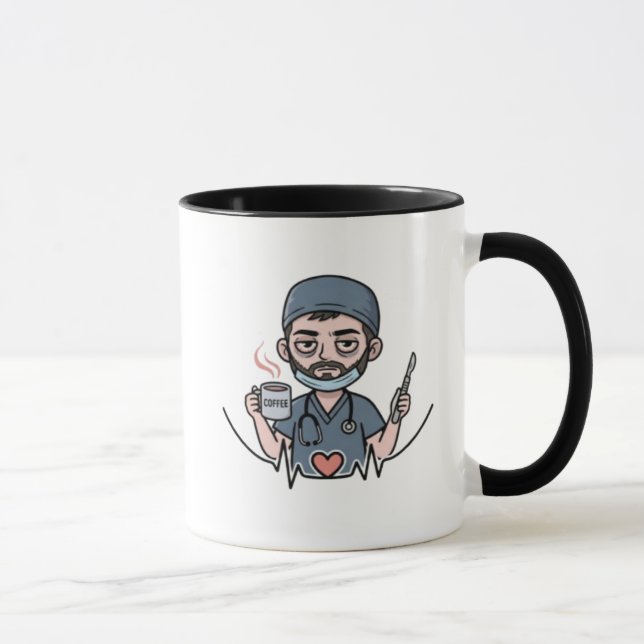 Tasse im medizinischen Stil (männliche Version) (Rechts)