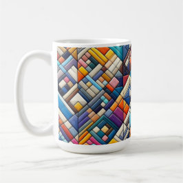 Tasse im Mosaikstil