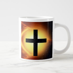 Tasse im Weltraum