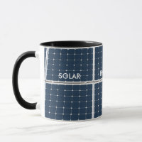 Image amusante d'un panneau solaire