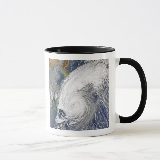 Tasse Image satellite d'un typhon (Droite)