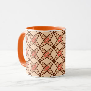 Tasse Impression atomique moderne du milieu du siècle - 