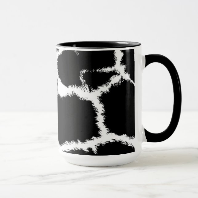 Tasse Impression de fourrure de girafe (Droite)