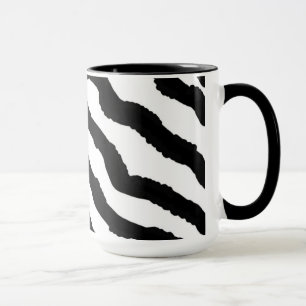 Tasse Impression de fourrure Zebra